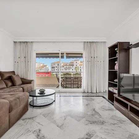 Letsmarbella - Grand 3br Corner - Marina Banus Lägenhet Marbella